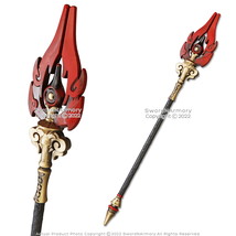 39” Staff of Homa Foam Spear Polearm Impact Fantasy Video Game Anime Cos... - $292.48 MXN