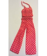 Vintage Barbie BEST BUY Fashion #7813 Red White Polka Dot Pants Halter Top - £18.63 GBP