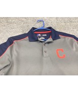 Cleveland Guardians shirt Mens Medium Gray Indians MLB Genuine Merchandi... - £8.14 GBP