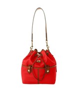 Dooney &amp; Bourke Camden Nylon Leather Drawstring Bag Large Red BCAMD1766R... - $273.03 CAD