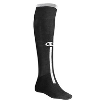 Champion 78715209568 Soccer Sock SCRS44; Black &amp; White - Medium - Large - £6.16 GBP