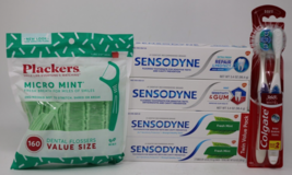 4 Pack Sensodyne Fresh Mint Sensitivity &amp; Gum Repair &amp; Protect Toothpast... - £22.01 GBP