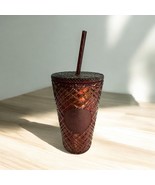 Starbucks 2022 Jeweled Holiday Red Merlot Venti Tumbler 16 Oz FOR COLD B... - $16.97