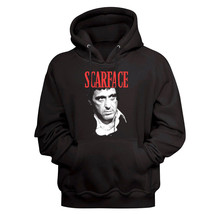 Scarface Extreme Close-Up Hoodie Angry Tony Montana Al Pacino Gangster Face - £39.02 GBP+