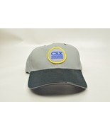 CSX Transportation Hat Cap Gray Black Blue Yellow - £16.79 GBP