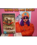 The Lord of The Rings Retro LED backlit VHS Case Desk or wall Clock. Man... - $479.04 MXN