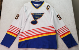 Vintage St. Louis Blues Ice Gretzky CCM Jersey Hockey Men&#39;s Size 48 White Multi - £109.97 GBP