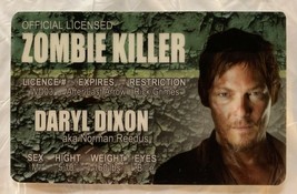 Daryl Dixon Zombie Killer ID Horror TV Walking Dead Walkers Drivers License - £7.14 GBP