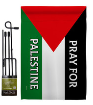 Pray For Palestine Garden Flag Set Cause 13 X18.5 Double-Sided House Banner - £21.97 GBP