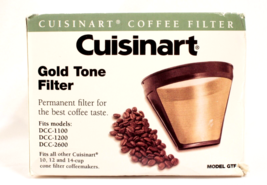 Cuisinart GTF Gold Tone Filter for DCC-1200 1100 2600 and Others Open Box - £9.00 GBP