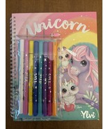 Create Your Unicorn Coloring Book Ylvi By Depesche Pencil Case With 8 Pens - $32.55 CAD