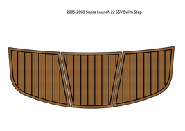 2005-2008 Supra Launch 22 SSV Swim Platform Step Mat Boat EVA Teak Dec F... - $281.00