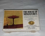 The House of Miniatures Queen Anne tilt top table kit #40008 Dollhouse F... - $15.99
