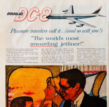 1960 Douglas DC-8 Jetliner Advertisement Planes Aviation Vintage DWXX2 - $35.00 CAD