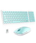 Wireless Keyboard Mouse Combo, Compact Full Size Wireless Keyboard And M... - £43.27 GBP