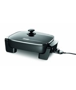 De&#39;Longhi Electric Skillet with Tempered Glass Lid 16&quot; X 12&quot; Black - $83.56