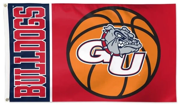 
3×5FT Gonzaga Bulldogs Basketball Flag – NCAA Team Pride - $18.00