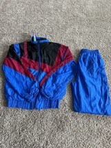 Vintage 80’s Omni II Ltd Tracksuit Color Block Crinkle Size Medium Retro... - £44.83 GBP