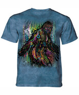 Russo Bigfoot Sasquatch Unisex Adult T-Shirt Blue by The Mountain 100% C... - $35.30 CAD