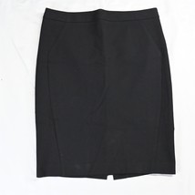 LOFT 6 Black Stretch Zip Womens Straight Pencil Skirt - £14.55 GBP