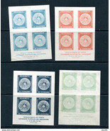 Uruguay 1931 4 Mini Sheets Imperf MNH  Phil Exhibition Montevideo 12505 - £23.65 GBP