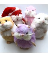 Webkinz Hamsters Lot of 5 -Purple, White, Santa, Pink &amp; Cream - No Codes - £29.81 GBP