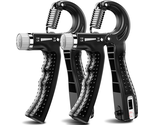 Hand Grip Strengthener 2 Pack Adjustable Resistance 10-130 Lbs  - £12.92 GBP