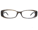 Anne Klein Eyeglasses Frames AK8087 222 Blue Brown Horn Oval 52-16-135 - £37.78 GBP