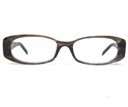 Anne Klein Eyeglasses Frames AK8087 222 Blue Brown Horn Oval 52-16-135 - £37.20 GBP