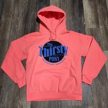 VTG Cedar Point Thirsty Pony Sweatshirt Hoodie Pullover Medium Small RARE - €33,37 EUR