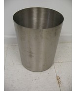 Stainless Steel Trash Can Open Top 10 Inch Wide 12 Inch Tall Natural Fin... - €17,41 EUR