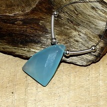 Blue Onyx Faceted Fancy Pendant Briolette Natural Loose Gemstone Making ... - £2.33 GBP