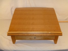 LOCAL PICKUP Mini Writing Desk W/one pull out drawer angled 26 x 23.5 x ... - $23.49