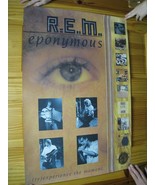 R.E.M. Poster REM R e m Eponymous Face Band Shot With Instruments Re-exp... - $249.25 CAD