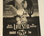 Lone Star Print Ad Vintage Matthew McConaghey Kris Kristopherson TPA3 - $5.93