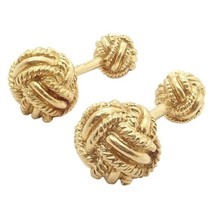 Rare! Vintage Tiffany &amp; Co. 18k Yellow Gold Schlumberger Rope Knot Cuffl... - $3,250.00