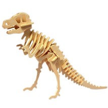 Wooden Tyrannosaurus 3D Puzzle - £10.27 GBP