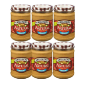 Smuckers Natural Creamy Peanut Butter 16 Oz (Pack Of 6) - £30.98 GBP