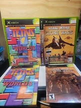 Star Wars: The Clone Wars / Tetris Worlds Combo Original Xbox Complete Clean  - £6.57 GBP
