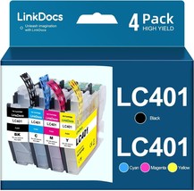 LC401 Ink Cartridges for Brother Printer Replacement for Brother LC401 L... - £44.65 GBP