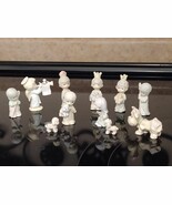 17 PRECIOUS MOMENTS NATIVITY MINI SET ENESCO &amp; Bells/Bunny Pewter &amp; Delph - $2,470.70 MXN