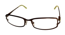 New Balance Unisex  Eyeglass Metal Rectangle Frame #392 Brown / Green 53mm - £28.30 GBP