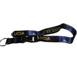 K&#39;s Novelties 32&quot; St. Lucia Country Flag Badge ID Holder with Detachable... - £6.20 GBP
