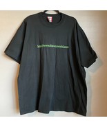 VTG Stitched Walt Disney World dot com Black T-Shirt 90s Rare Exclusive ... - $1,903.76 MXN