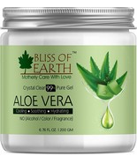 Bliss of earth® 99% Pure Crystal Clear Aloe Vera Gel 200 gm - £11.68 GBP