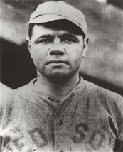 BABE RUTH 8X10 PHOTO BOSTON RED SOX BASEBALL PICTURE CLOSE UP - $4.94