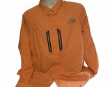 Columbia Orange PFG Omni Freeze Zero Chill Zero Vented Fishing Shirt L - $22.20