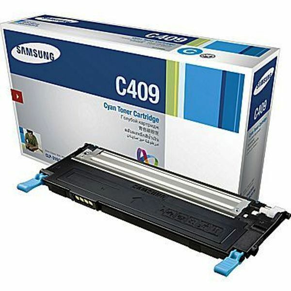 SAMSUNG CLT-C409S CYAN TONER CATRIDGE - NEW! - $7.28
