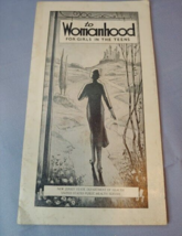 1920s To Womanhood for Girls in the Teens NJ Department of Health Pamphlet - £7.73 GBP