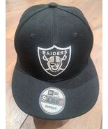 New Era Las Vegas Raiders 9Fifty SnapBack Hat Cap Black One Size NFL Emb... - €21,30 EUR